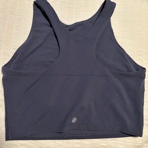 Athleta Slate Blue Crop Sports Bra